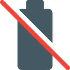 No battery
