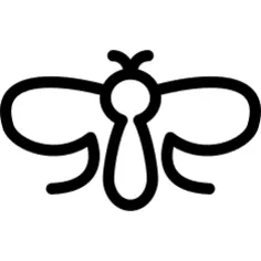 翅膀轮廓的小虫子