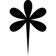 Flower variant with stem