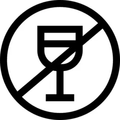 No alcohol