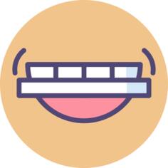 洁白的牙齿