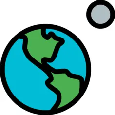 Earth globe
