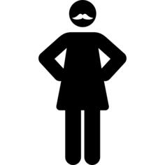 Bearded woman