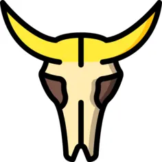 Bull skull