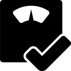 在尺度上的批准标志