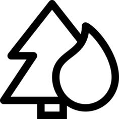 Burning tree