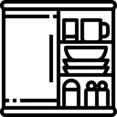 Kitchen shelves