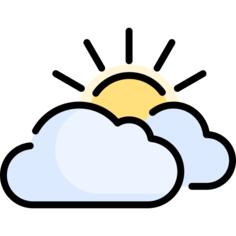 Clouds and sun