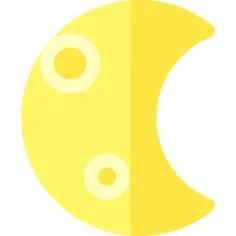 Quarter moon