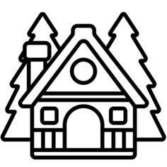 Wood cabin