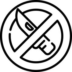 No weapons