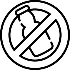 No alcohol