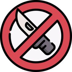 No weapons