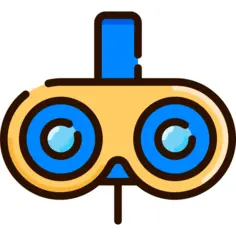 Virtual reality glasses