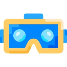 Virtual reality glasses