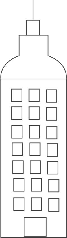 Building vector silhouette