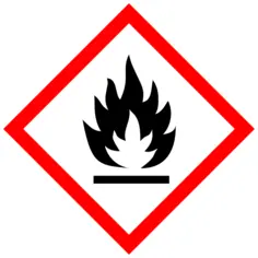 Flammable substances warning