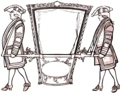 Carriage and servants