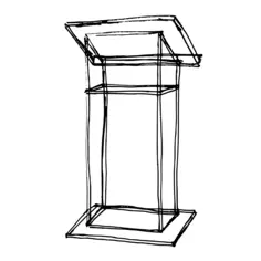 Lecturer podium