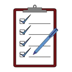 Clipboard check vector image