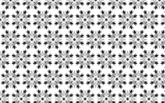 Flowery design on white background