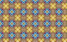 Psychedelic colorful pattern