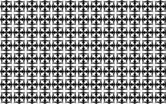 Black and white geometrical pattern