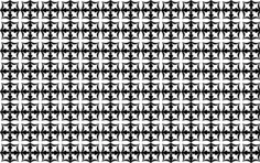 Black and white geometrical pattern
