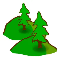 Evergreen hills
