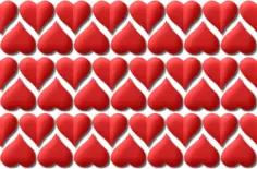 Heart pattern vector illustration