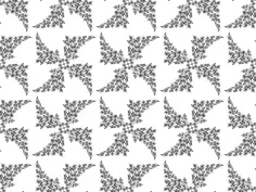 Seamless pattern with branches