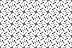 Floral pattern in black color