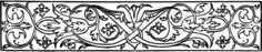 Decorative divider with branches