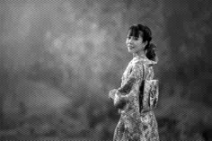Japanese woman vector image
