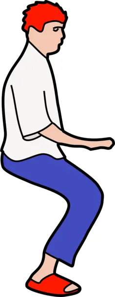 Cartoon image of rider