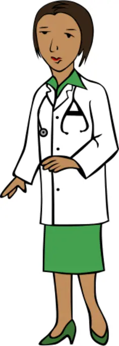 Female doctor with stethoscope