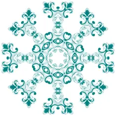 Flowery green design