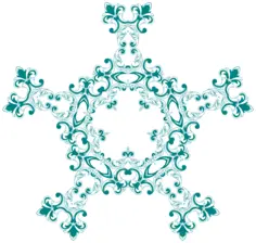 Vintage floral design vector image