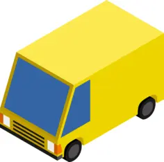 Yellow van