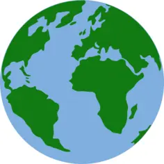 Low-detailed globe