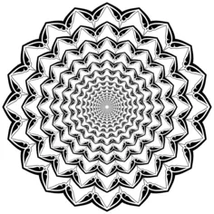 Decorative flowery element