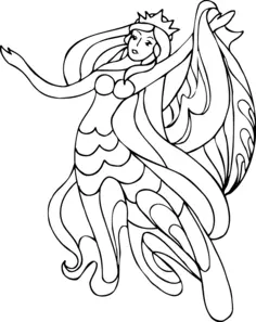 Entertainer line drawing