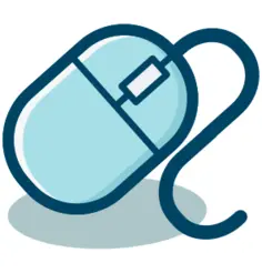 Mouse icon vector image