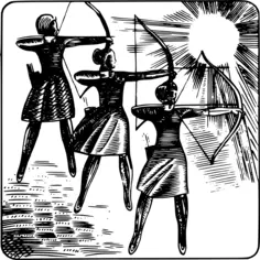 Archery vector image