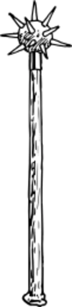 Mace vector icon