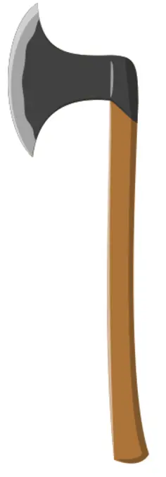 Battle ax drawing