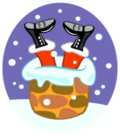 Stuck Santa Claus