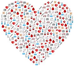 Medical icons heart