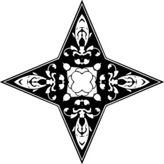 Ornamental star symbol