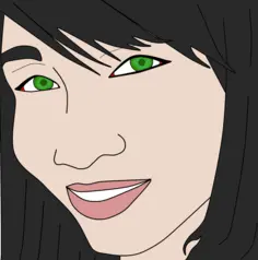 Smiling lady portrait